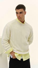 SWEATER TRANÇA CASHMERE