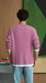 SWEATER TRANÇA CASHMERE