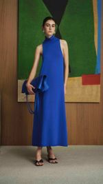 VESTIDO GOLA ALTA