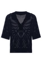 POLO MC TRICOT STITCH