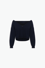 BLUSA GOLA V CURTA TRICOT