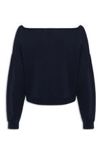 BLUSA GOLA V CURTA TRICOT