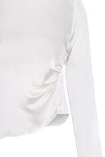 BLUSA SEDA FRANZIDO