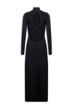 VESTIDO DECOTE  COSTAS TRICOT