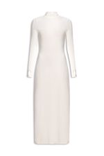 VESTIDO DECOTE  COSTAS TRICOT