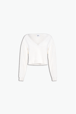 BLUSA GOLA V CURTA TRICOT