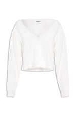 BLUSA GOLA V CURTA TRICOT