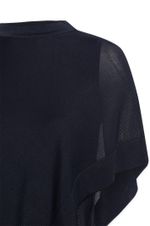 BODY COM PONCHO LEVE TRICOT