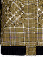 JAQUETA COM GOLA TRICOT