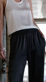 CALÇA CETIM SEDA ALIX