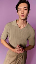 POLO CANELADA TRICOT