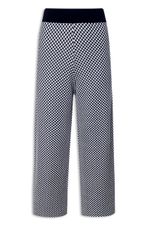 CALÇA CROPPED VICHY TRICOT