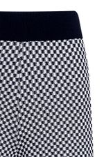 CALÇA CROPPED VICHY TRICOT