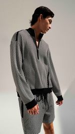 SWEATER XADREZ TRICOT