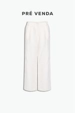 CALÇA SEDA COM PREGAS