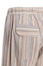 CALÇA LISTRAS LINHO