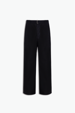 CALÇA AMPLA PREGA CINTO