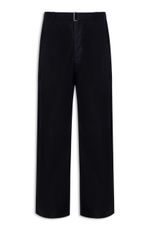 CALÇA AMPLA PREGA CINTO