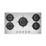 Cooktop a Gás Franke  Crystal Steel PRO 88x48 c/ 5 Queimadores