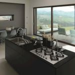 Cooktop a Gás Franke  Crystal Steel PRO 88x48 c/ 5 Queimadores