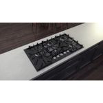 Cooktop a Gás Tramontina  Design Collection Penta Glass Full 5 GG Black 90CM
