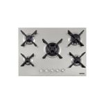 Cooktop a Gás  Tramontina  Design Collection Penta Inox Flat 5 GX 70 5 Queimadores
