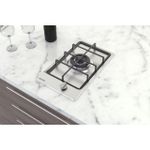 Cooktop  Tramontina  a Gás Dominó em Aço Inox 30cm 1 Queimador