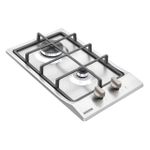 Cooktop Tramontina  a Gás Dominó em Aço Inox 30cm 2 Queimadores