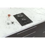 Cooktop Tramontina  a Gás Dominó em Vidro Temperado Preto 2 Queimadores