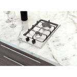 Cooktop  Tramontina a Gás Dominó FF 2GX 30cm Aço Inox 2 Queimadores