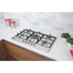 Cooktop  Tramontina a Gás New Penta em Aço Inox 75cm 5 Queimadores