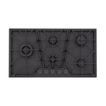 Cooktop Tramontina a Gás Penta Full Glass Black Series 5GG B 90CM Preto Fosco