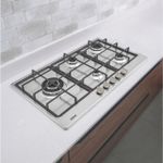 Cooktop Tramontina  a Gás Penta Plus em Aço Inox 90cm 5 Queimadores
