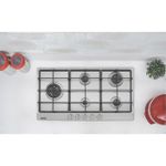 Cooktop Tramontina  a Gás Penta Plus em Aço Inox 90cm 5 Queimadores