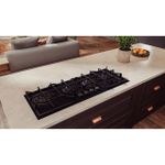 Cooktop Tramontina  à Gás Slim Glass Black Series 4GG Black 100cm 4 Queimadores