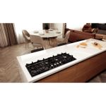 Cooktop  Tramontina à Gás Slim Glass Full 4GG Black 100cm 4 Queimadores