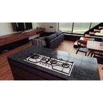Cooktop Tramontina   à Gás Slim Glass Full 4GG White 100cm 4 Queimadores