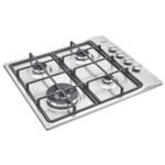 Cooktop  Tramontina a Gás Square em Aço Inox 4 Queimadores