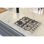 Cooktop  Tramontina a Gás Square em Aço Inox 4 Queimadores
