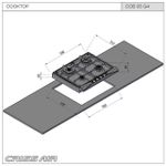 Cooktop Crissair  Classic Fuoco 60 4 Bocas Inox Bivolt
