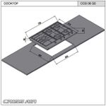 Cooktop  Crissair Classic Fuoco 75 5 Bocas Inox Bivolt