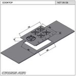 Cooktop Crissair  Crystal 5 Bocas 75CM NCT 25 G5