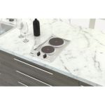 Cooktop  Tramontina Elétrico Dominó Aço Inox com 2 Placas Térmicas 30cm