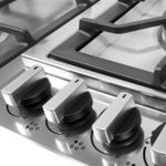 Cooktop Europa a Gás 5 Bocas Inox 90cm Bivolt
