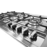 Cooktop Europa a Gás 5 Bocas Inox 90cm Bivolt