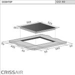 Cooktop Crissair  Onix Induzione 60cm 4 Bocas  220V