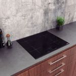 Cooktop Tramontina  por Indução  Square Slider B 4EI 60 Vitrocerâmico com 4 Áreas de Aquecimento e Comando Touch