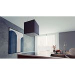 Coifa Cube Isla 40 Silent TSmart 220 V Black Steel