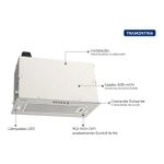 Coifa de Embutir Incasso 51CM em Aço Inox 220 V