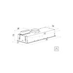 Coifa de Embutir Incasso 75 Split em Aço Inox 75 cm 220 V